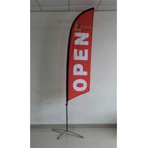 Double Sided Custom Feather Flags Banner With Fibreglass Flag Pole