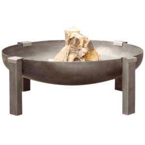 Q245R Elliptical Dish Head Large Cast Iron Fire Pit Bowl Sandblast SS304