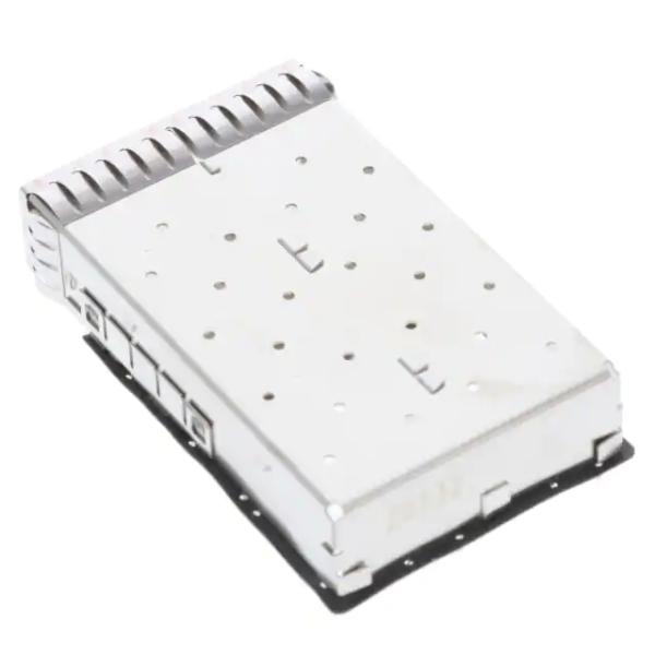 TE 2198720-1 ZSFP+ Cage Ganged 1x2 Connector Modular Jack Right Angle 28 Gb/S