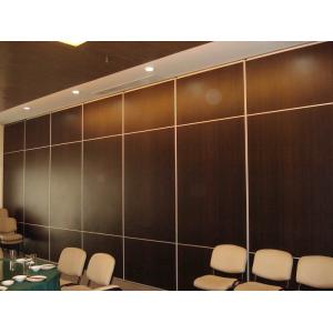 Ballroom Acoustic Folding Sliding Movable Partition Walls Wooden Material