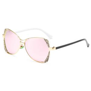 Retro Engraving 143MM Metal Frame Custom Polarized Sunglasses UV400