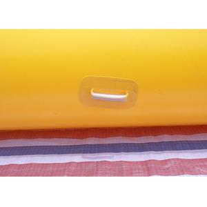 Funny Yellow Double Pool Inflatable Swimming Pools PVC Tarpaulin CE Approval