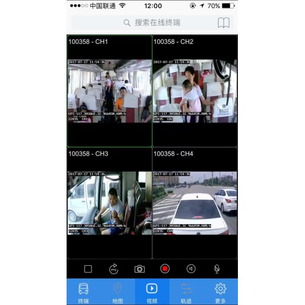 4G Car Bus Truck AHD Monitor System