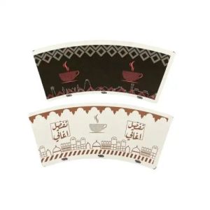 FSC Certification Biodegradable 4~32oz PLA PE Coated Paper Cup Printing Paper