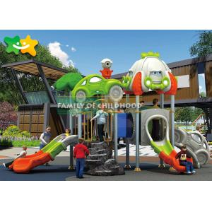 Entertaiment Park Outdoor Play Equipment Plastic Embankment Slide Small
