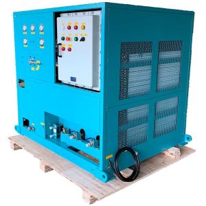 Wholesale 25HP refrigerant recovery recharge machine refrigerant recovery pump R134a R32 ISO tank recovery machine from china suppliers