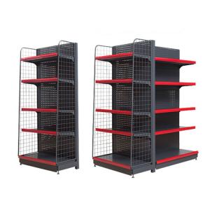 Metal Supermarket Wire Display Shelving Gondola Store Wire Shelf