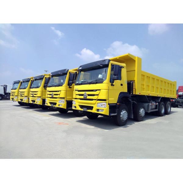 Tubeless Tire Design 8/10/12 Wheels 8*4 HOWO Sinotruk Dump Truck with 60 Cubic