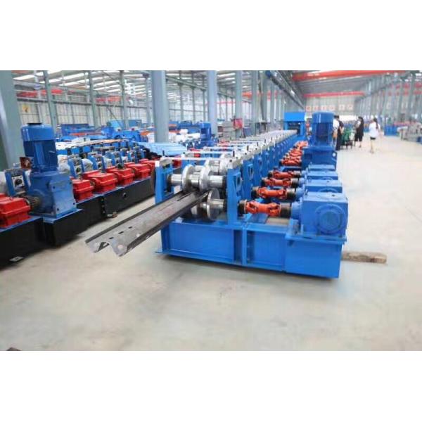 Quality High Way Crash Barrier Panel Roll Forming Machine Two Waves and Three Waves for sale