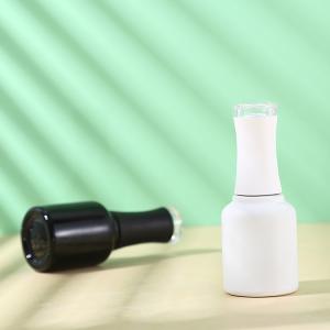 8ML 10ML 15ML Glass Bottle With Plating Window Cap for Gel Nail Polish Base