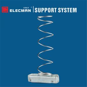 Zinc Plated Galvanized Steel Strut Channel Nuts With Long Spring