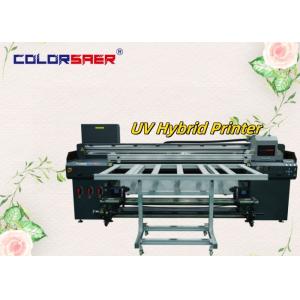 Versatile Multicolor Roll To Roll And Flatbed UV Hybrid Printer For Different