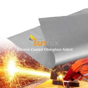 Corrosion Resistant Weatherproof Silicone Coated Fiberglass Fabric with 50 m /