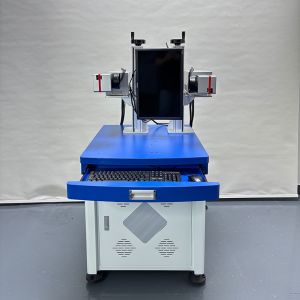 Wholesale Cost-effective Dual-head Laser Marking Machine with Efficiency Equivalent To Two Standalone Machines Saves Cost And Space from china suppliers