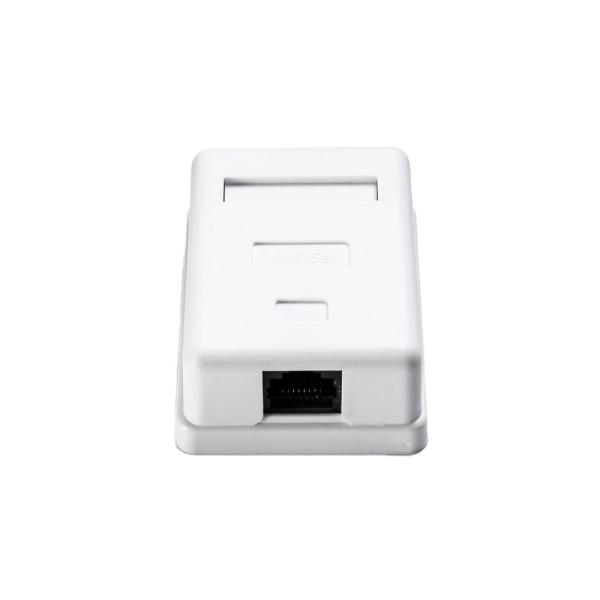 Quality Single Port Cat6 UTP Surface Mount Box for Seamless Network Desktop Integration for sale