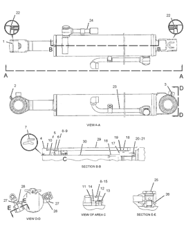 Ca2747114 274-7114 2747114 Boom Cylinder Seal Kit For C-A-T E305.5 E306 4m40 Hydraulic Seal Kit