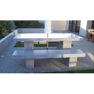 Home Garden Premium Concrete Table Sets For Outdoor Furniture GRC Furniture
