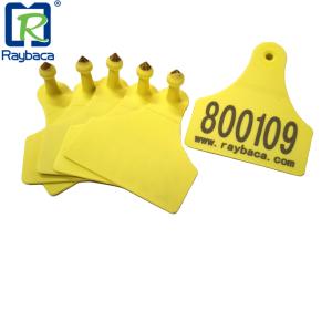 Round Shape TPU Livestock Tracking Tags Waterproof Structure