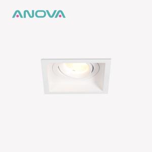 Wholesale Commercial Adjustable Anti-Glare GU10 Recessed Spotlight Downlight Frame from china suppliers