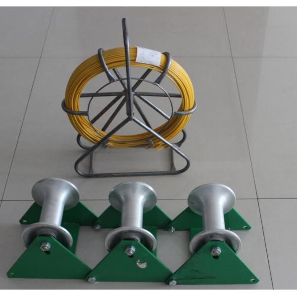 Galvanized SWA Cable Laying Roller Stringing Three Wheel