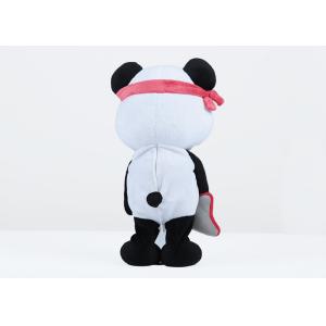 Black / White Panda Plush Toy , Soft Feeling Panda Bear Stuffed Animal