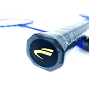 Blue LightWeight Steel Iron Carbon Fiber Badminton Racket For Training Use