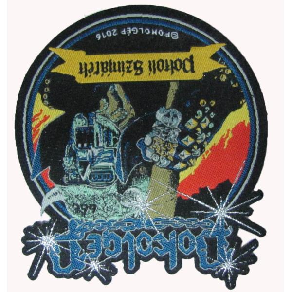 Loop Backing 12C Washable Heat Cut Embroidered Patch For Jacket Hat