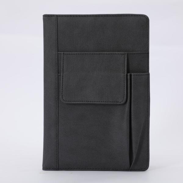 Printed Style Custom A5 Pu Leather Office Journal with Pen Holder and Phone Pocket