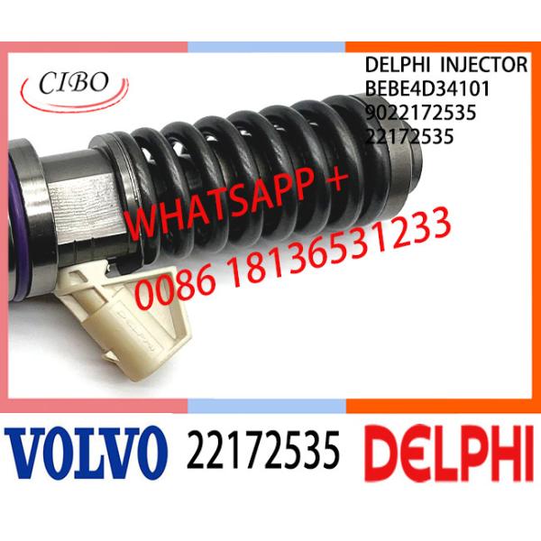 22172535 BEBE4D34101 Fuel engine Diesel Injector 22172535 BEBE4D34101 9022172535 E3.18 for VOL D12 3150