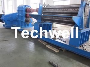 Wholesale Galvanised Two Rollers Corrugated Roll Forming Machine 4 - 8mm with Panasonic PLC Control System from china suppliers