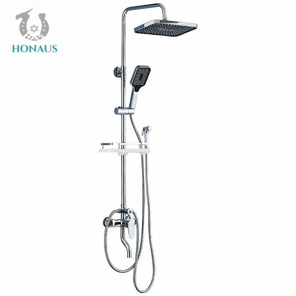 Quality Height Adjustable Copper Shower Head Set for sale