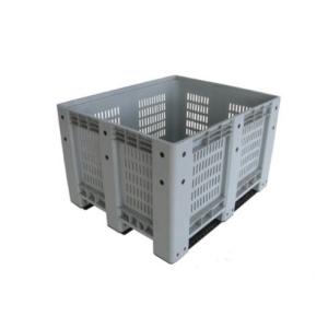 Ventilated Folding Plastic Pallet Boxes Recyclable Square Plastic Crates