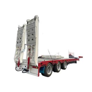 2/3/4 Axles Detachable Gooseneck Lowboy Truck Semi Trailer With 150/120/100 Ton