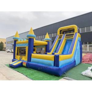 Commercial Kids Playground Obstacle Toboggan Bouncy Water Slide Combo Inflatable