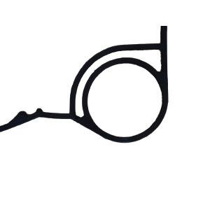 Snap Glue Clip Heat Exchanger Gaskets GC42 PHE Channel Flow