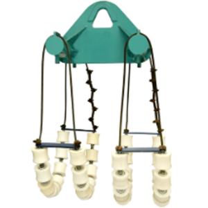 Load 8T Pipe Roller Cradle 152mm-305mm Roller Cradle