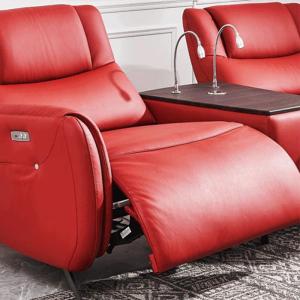 BN Leather Function Mechanism Sofa Recliner Chair Multifunctional Italian