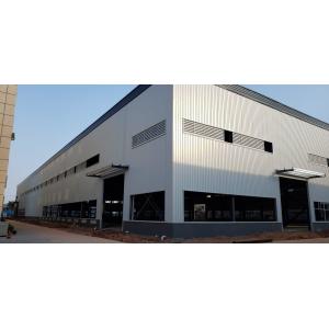 Customizable Steel Production Workshop With Main Steel Frame Z Or C Purlin And Sandwich Panel Thickness Between 50-200mm