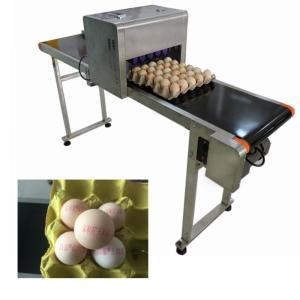 High Speed Egg Date Code Printing Machines With Continuous Spray Printing Function