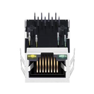 JKM-0008NL , LPJ0011ABNL Transformer RJ45 Single Port 10/100M 8P8C Connector