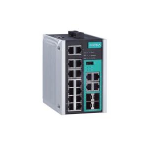 High-performance Moxa EDS-518E 14+4G-port Gigabit managed Ethernet switches