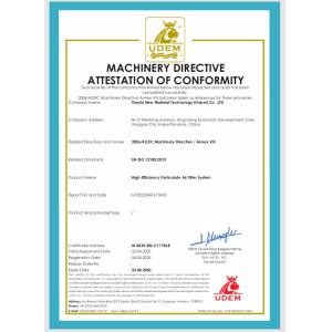 Tianjia New Material Technology (Hubei) Co., Ltd Certifications