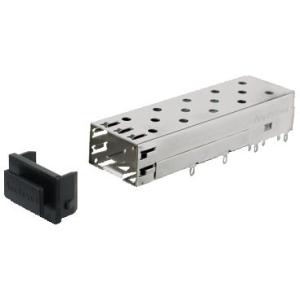 U77-A1114-100T SFP Cage Connector 1X1 PRESS FIT EMI Shielded