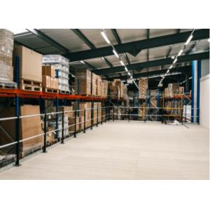 Double Deep Pallet Rack Mezzanine Systems , Heavy Duty Narrow Mezzanine Floor