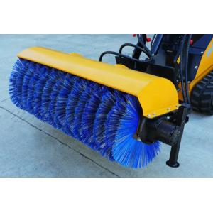 Skid Steer Loader Rotary Broom Sweeper Crawler Practical Backward Sweeper