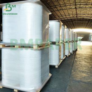 24g White Food Grade Kraft Paper For Drinking Straw Wrapped 32mm