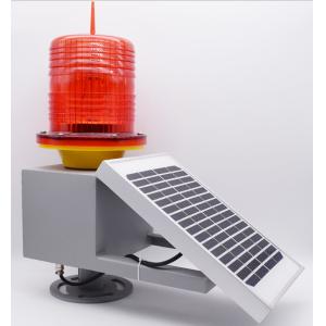 ISO9001 Red Aircraft Warning Lights For Buildings , Aviation Obstruction Light
