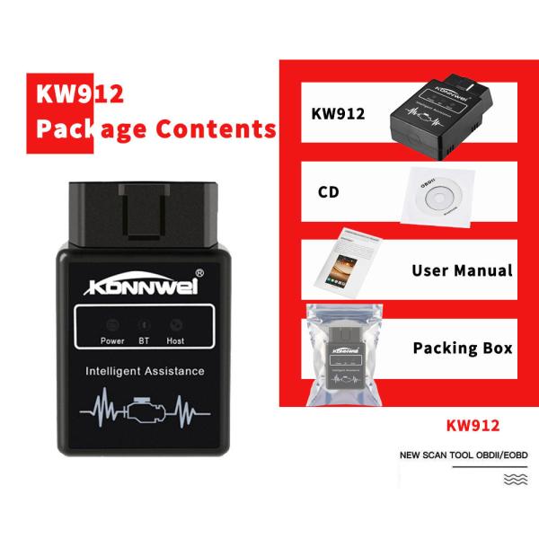 Software Free Bluetooth Auto Diagnostic Tool Case Vgate Icar2 Elm327 3g KONNWEI