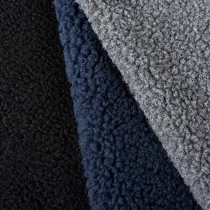 Anti Pill Design 300gsm 100% Polyester Sherpa Fleece Blanket Fabric for Jacket