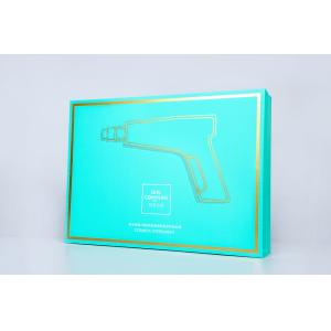 FSC Rigid Cardboard Gift Boxes Custom Printed Gold Foil